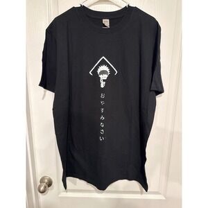 Jujutsu Kaisen Satoru Gojo Rare T-Shirt Mens XL Black Premium Rare Anime Tee